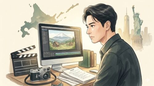 日本を代表する映画監督のイメージ図