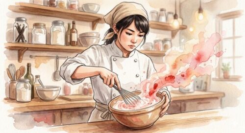 ドラマ『パティスリーMON』の主人公をイメージした画像