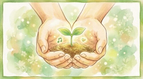 新しい命が生まれたという、赤ちゃんが生まれたというイメージ図