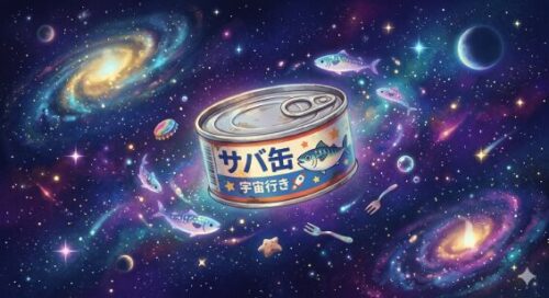 ドラマ「さばの缶づめ、宇宙へいく」をイメージした図