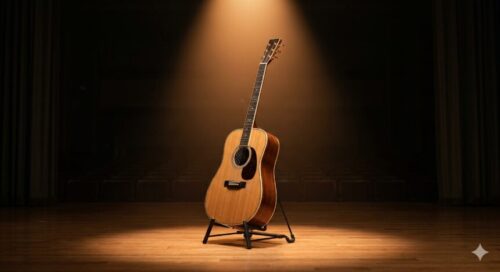 桜井さんが弾くギターをイメージした画像