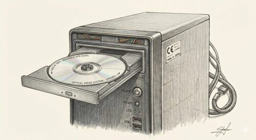 光学ドライブのイメージ