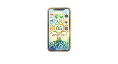 スマホに入っているOSのイメージ図