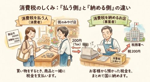 間接税の説明画像