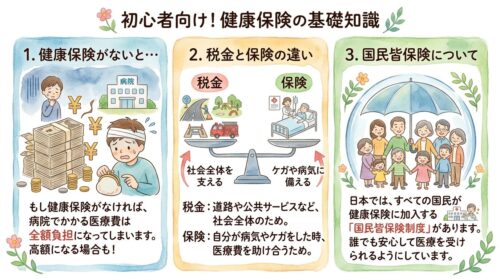 健康保険の基礎知識３つ