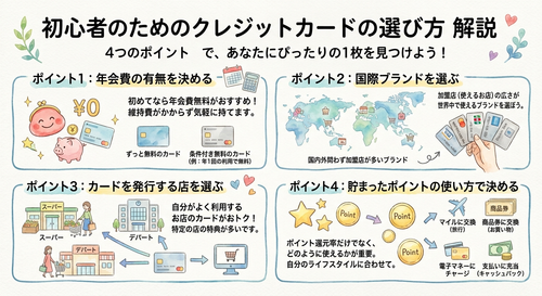 クレジットカードの選び方の参考解説