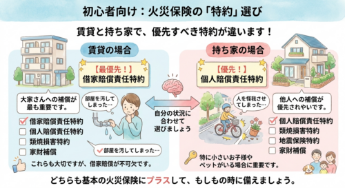 火災保険の特約についての解説