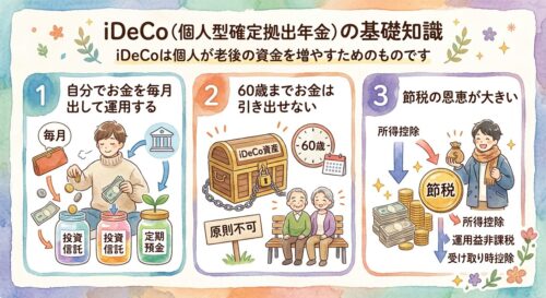 iDeCoの基礎知識の簡単解説