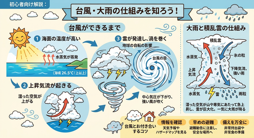 台風の発生する仕組み