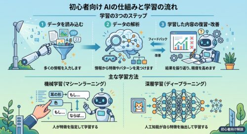 AIの学習の仕組みについて