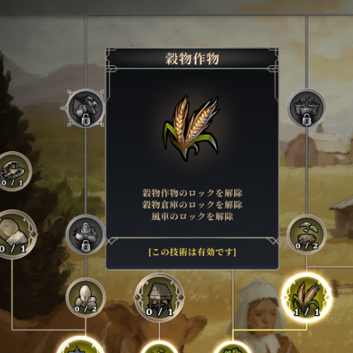 穀物製作の開放