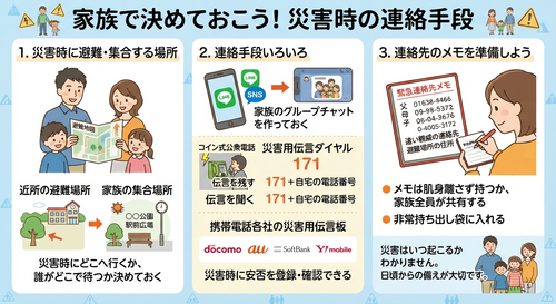 家族で事前にきめておくべきことについて